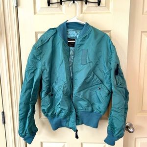 Air Force silk bomber jacket